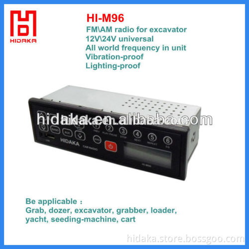 Multiband antenna amplifier for car radio anti-quake top quality FM/AM USB port Car Radio with AUX ESPERIA for Heavy Machinery